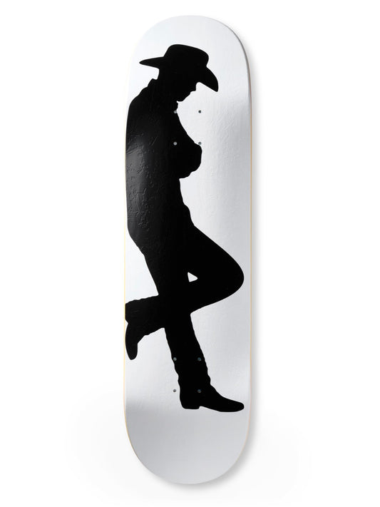 Cowboy Silhouette Skateboard
